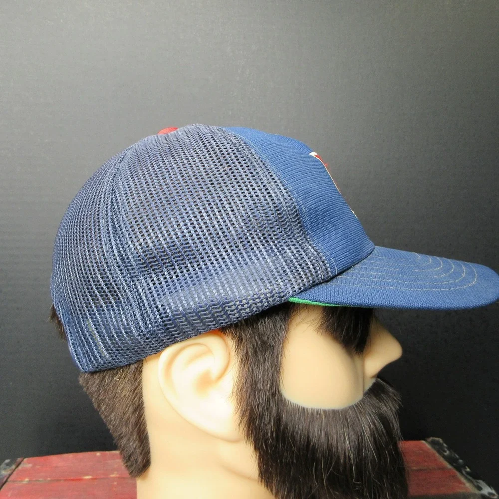 Minnesota Twins MLB Trucker Hat Cap Blue Red Logo Adjustable Snapback OSFM Fan